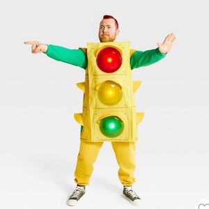 Traffic Light Costume -Adult NWT Unisex Costume